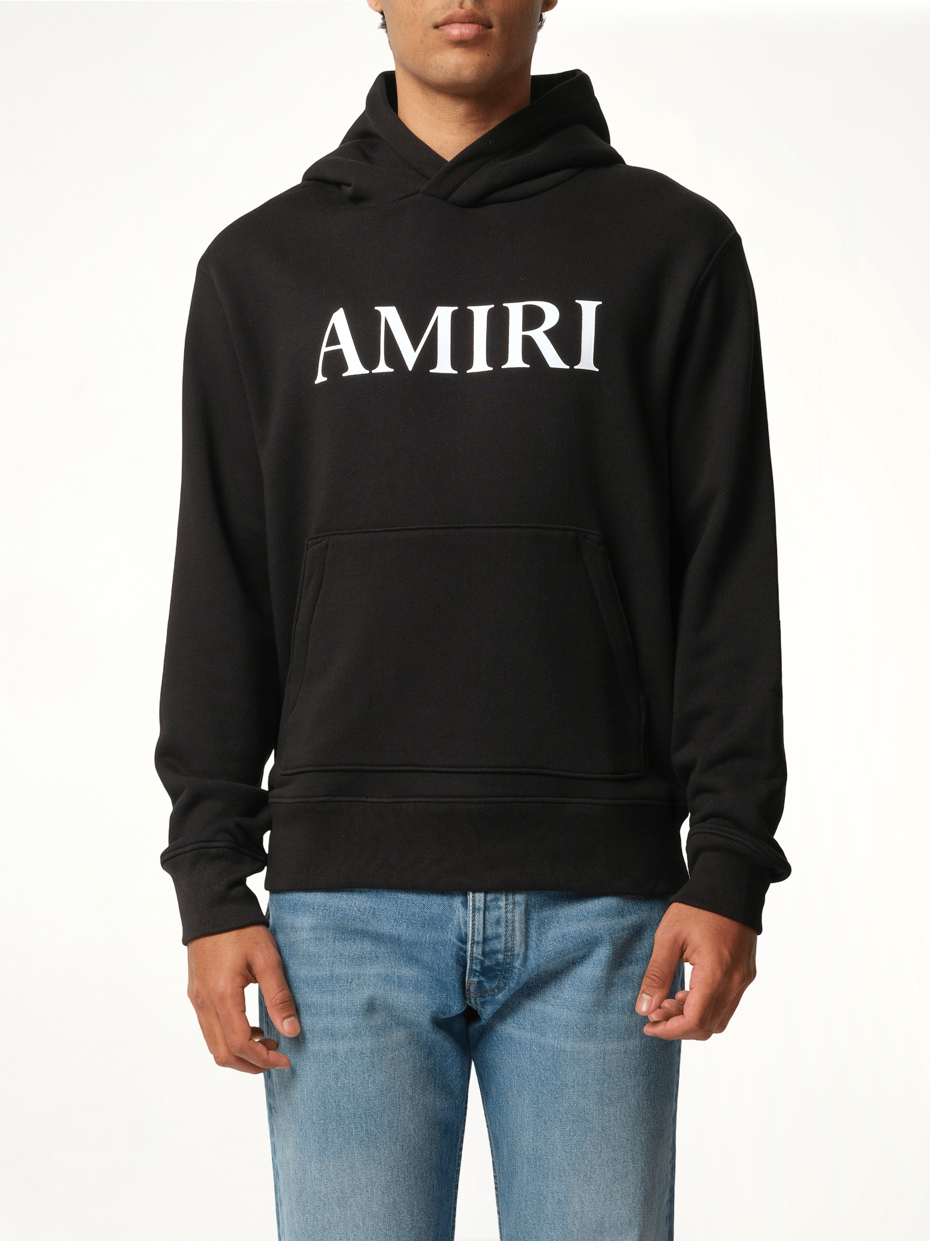 Amiri Core Logo Hoodie in Black/White