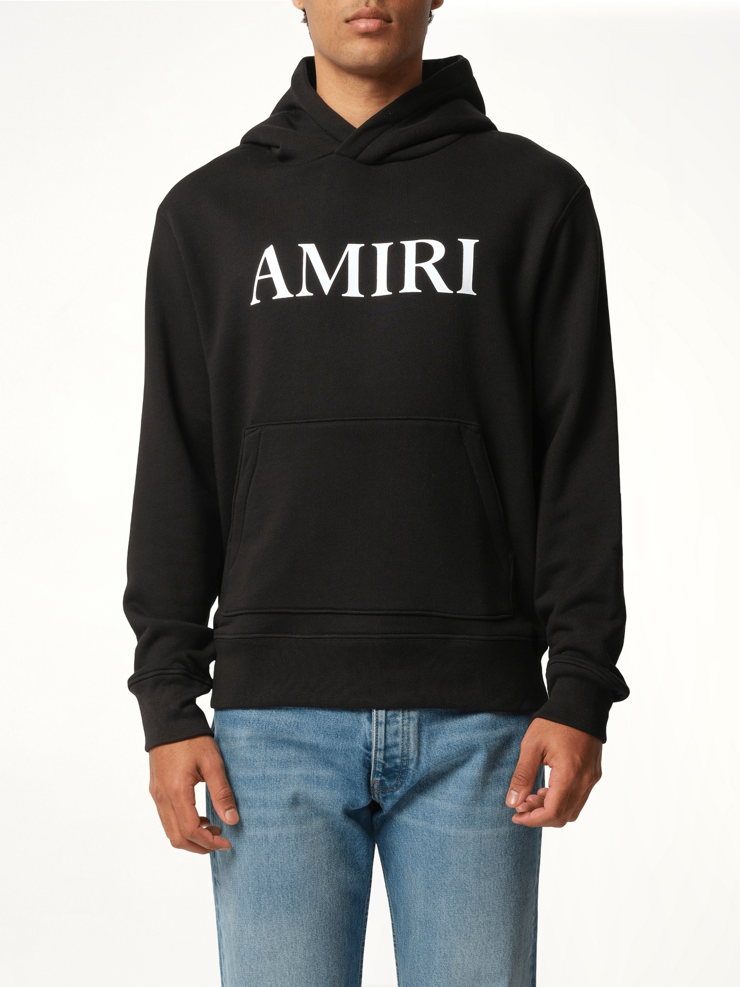 Amiri Core Logo Hoodie in Black/White