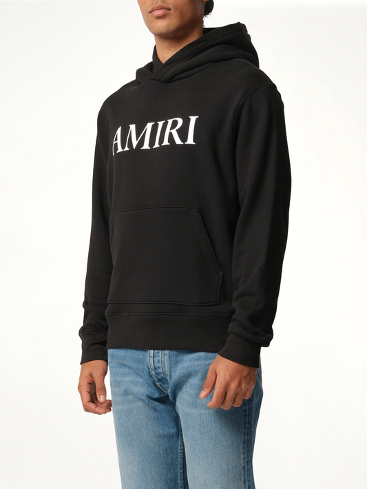 Amiri Core Logo Hoodie in Black/White