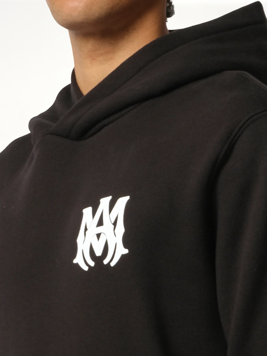MA Core Logo Hoodie in Black/White