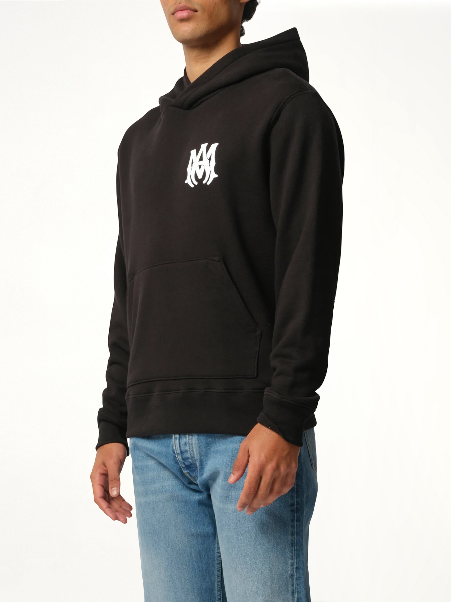 MA Core Logo Hoodie in Black/White
