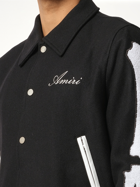 Bones Jacket in Black/White