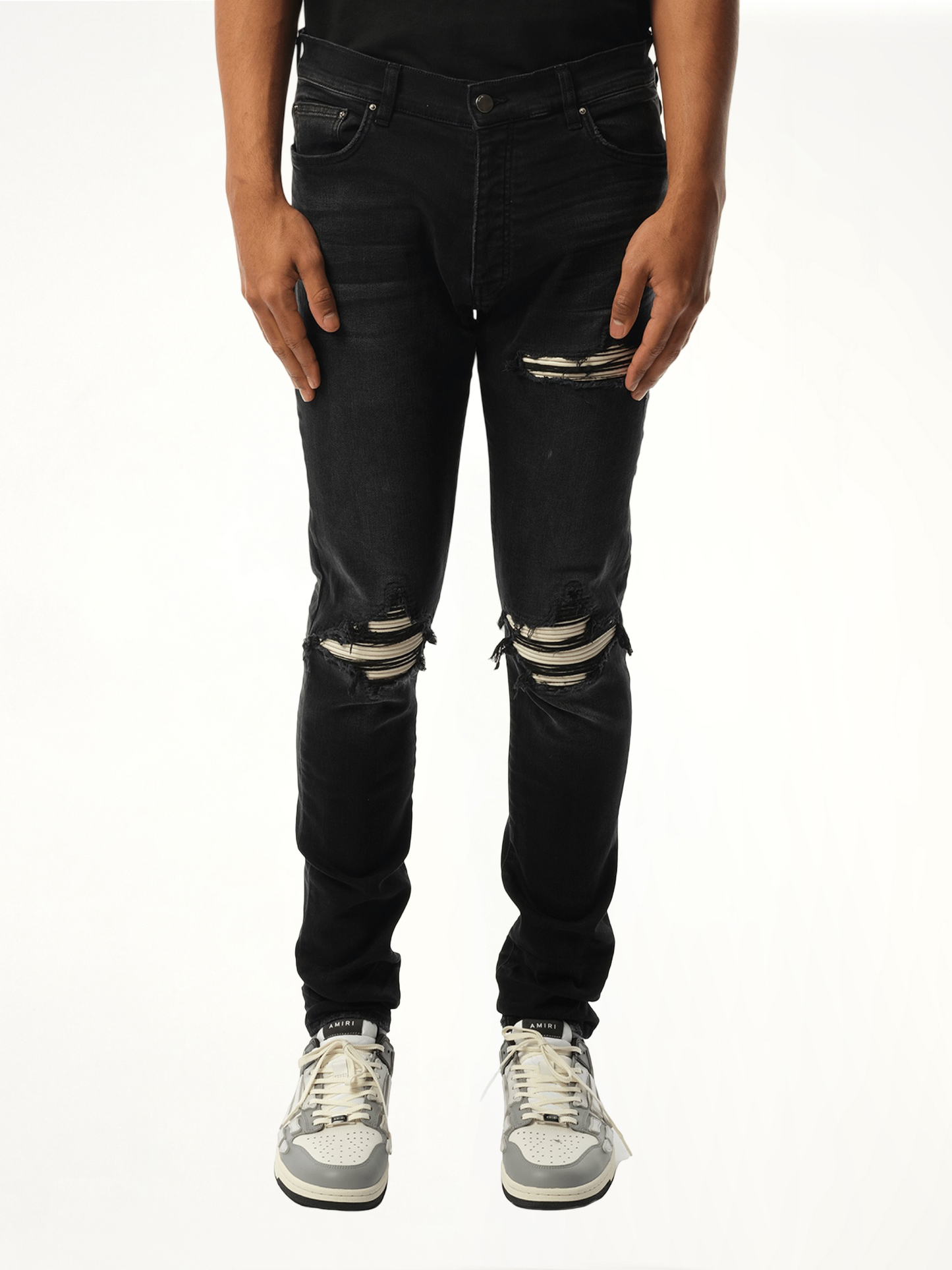 MX1 Ultrasuede Jeans in Vintage Black