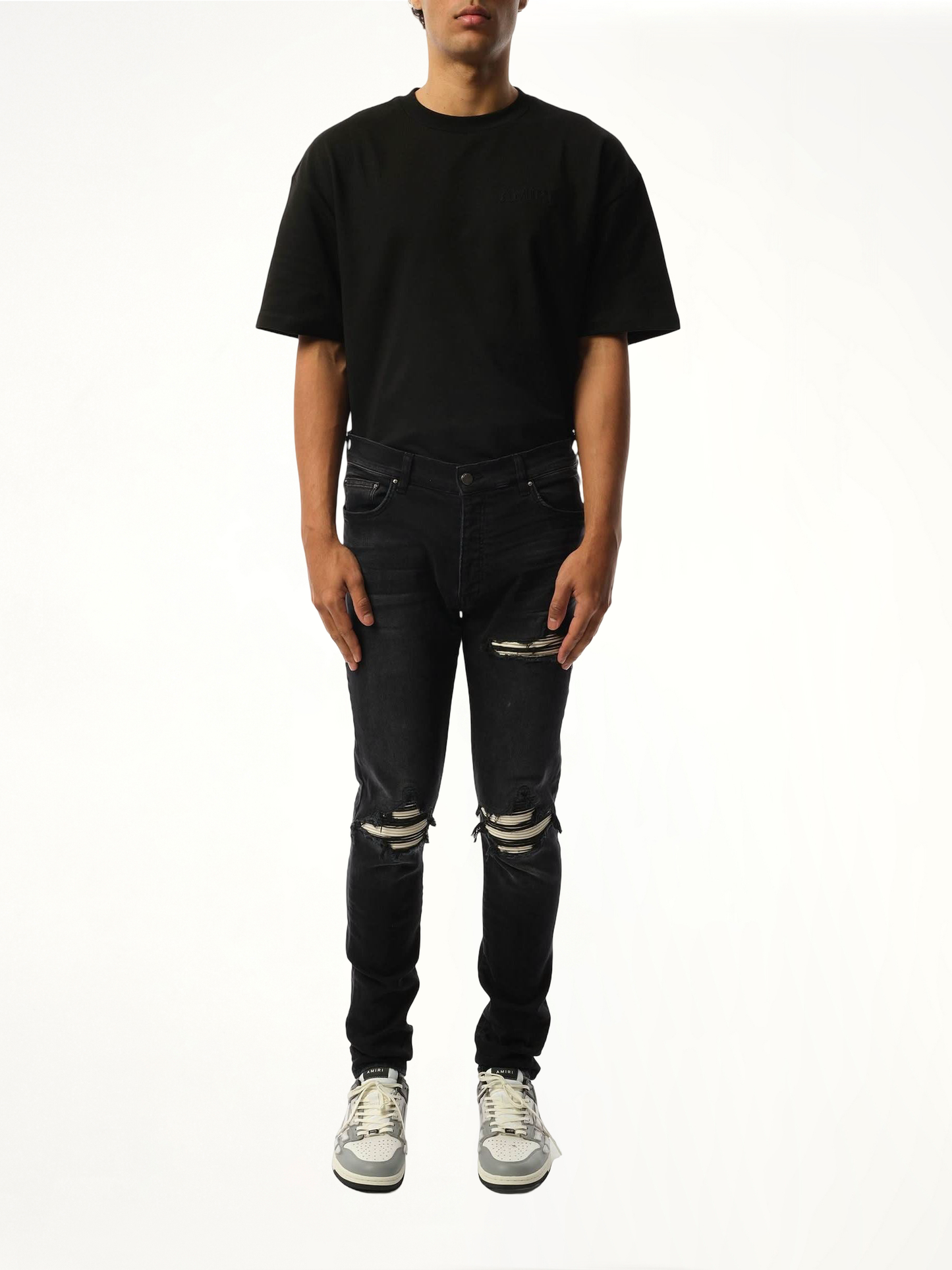 MX1 Ultrasuede Jeans in Vintage Black