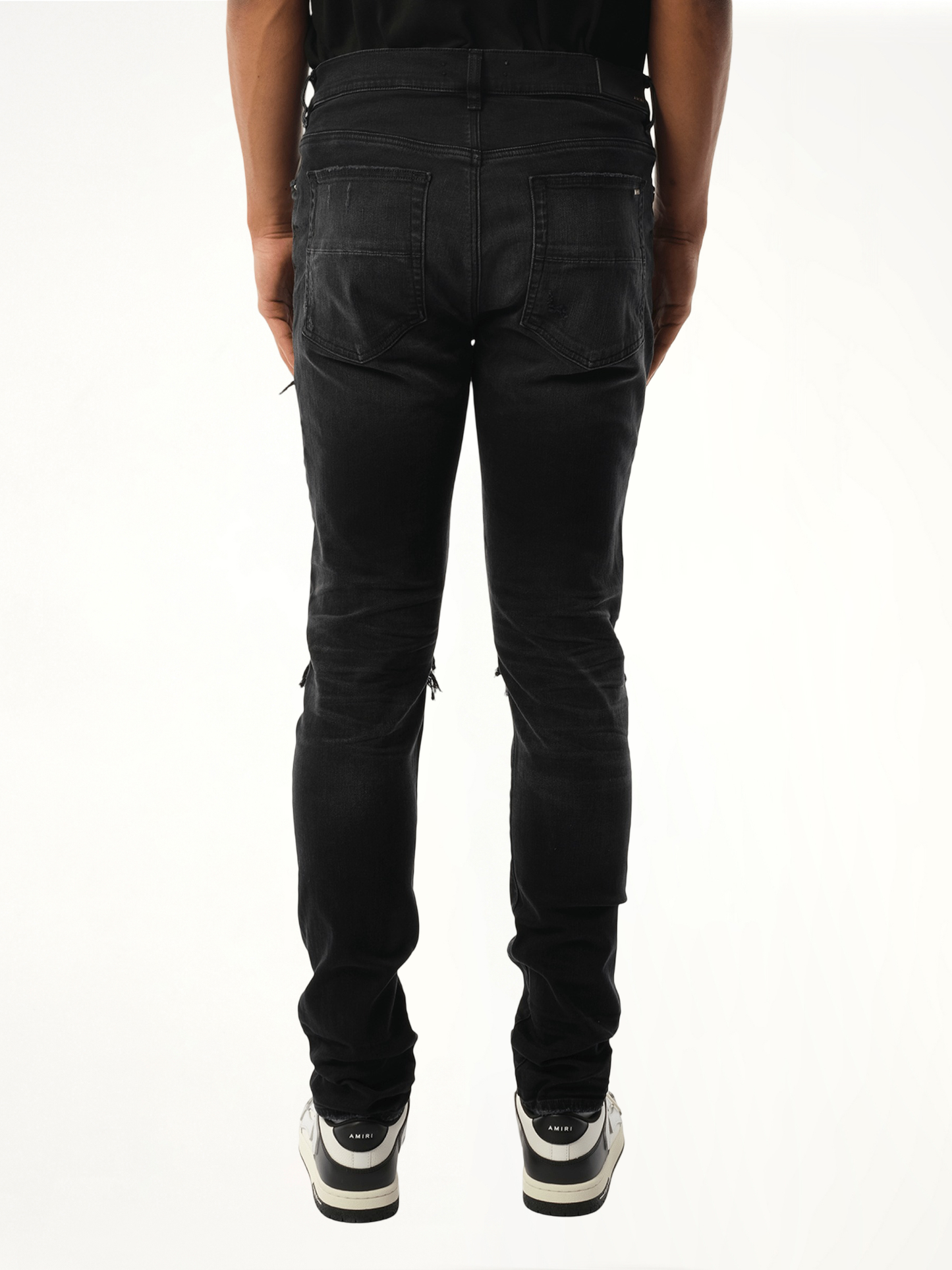 MX1 Ultrasuede Jeans in Vintage Black