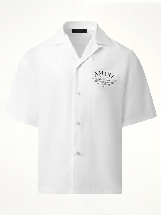 Arts District Camp Shirt in White