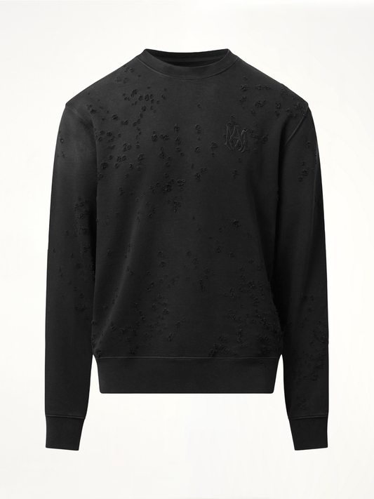 MA Shotgun Embroidered Sweatshirt in Black