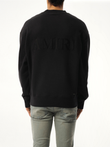 Amiri 黑色超大运动衫