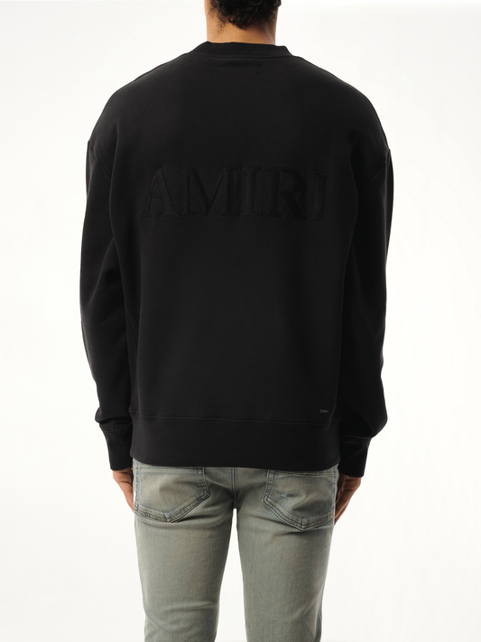 Amiri Oversized Sweatshirt in Black