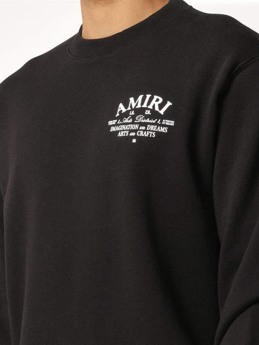 Amiri Arts District Sweatshirt in Black