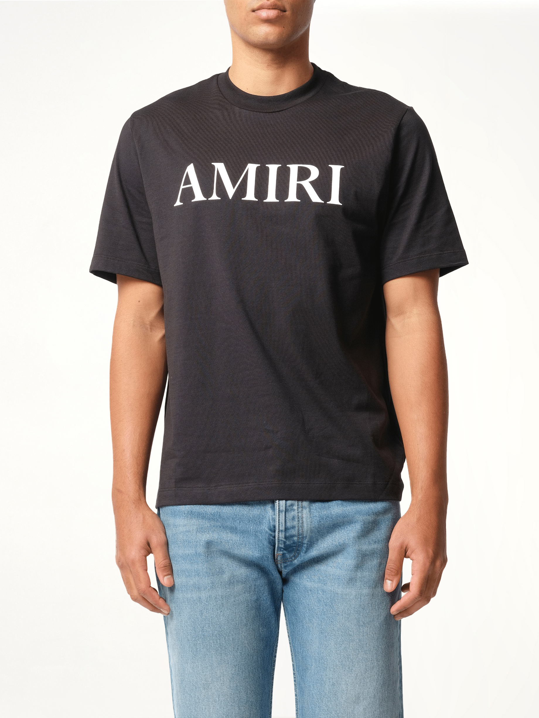 Amiri 核心标志 T 恤（黑/白）