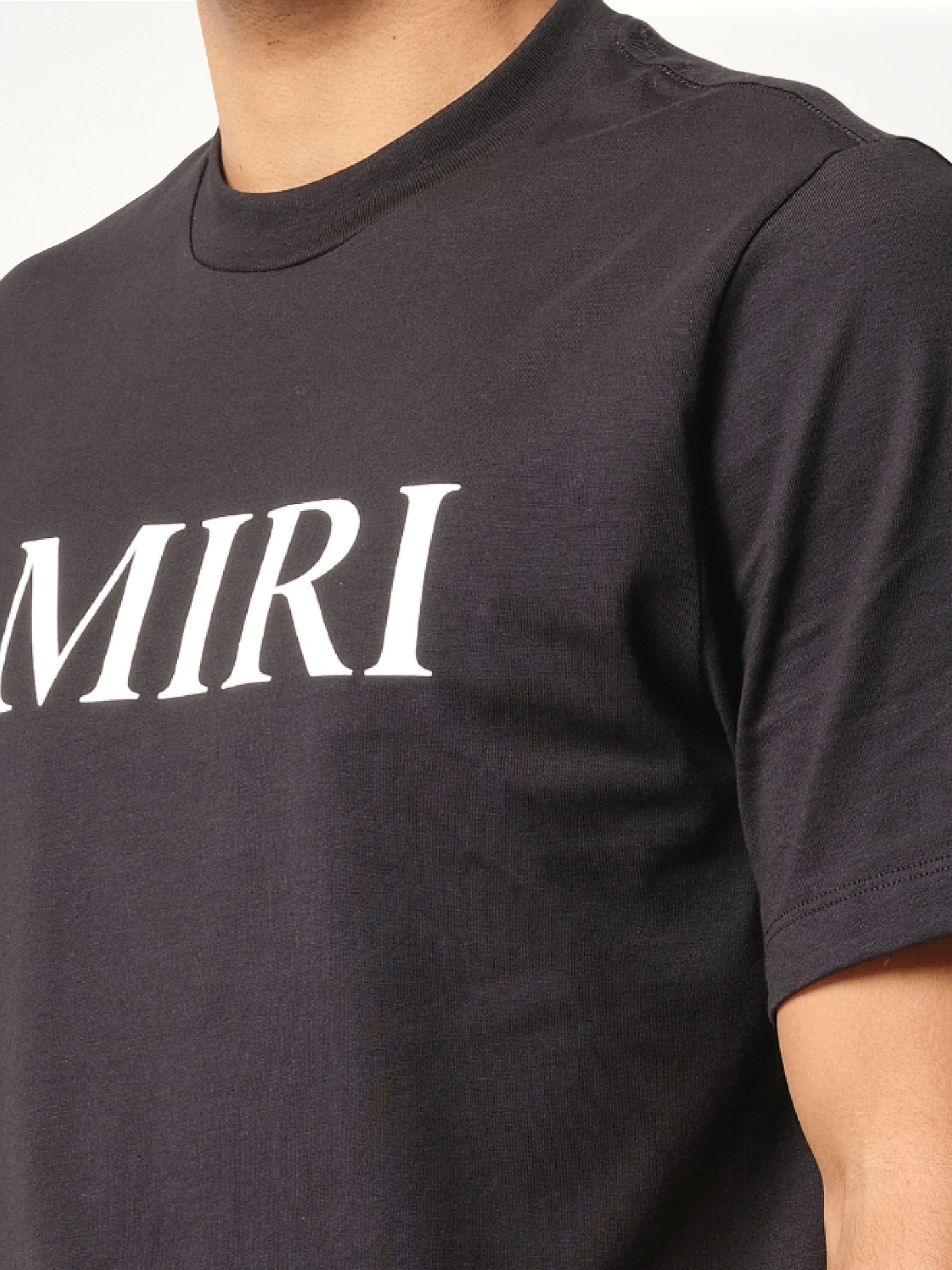 Amiri Core Logo T-Shirt in Black/White