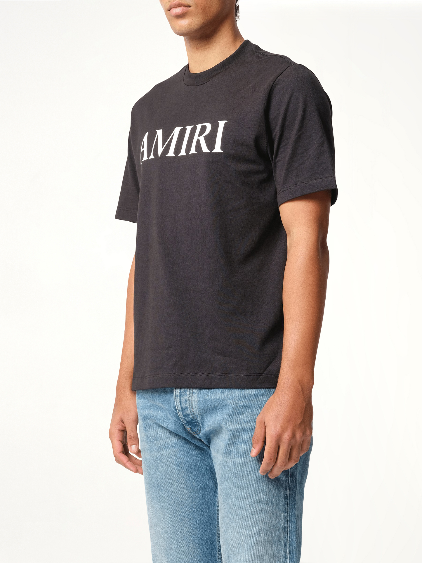 Amiri Core Logo T-Shirt in Black/White