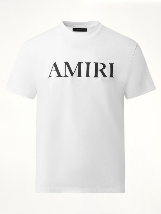 Amiri Core Logo T-Shirt in White/Black