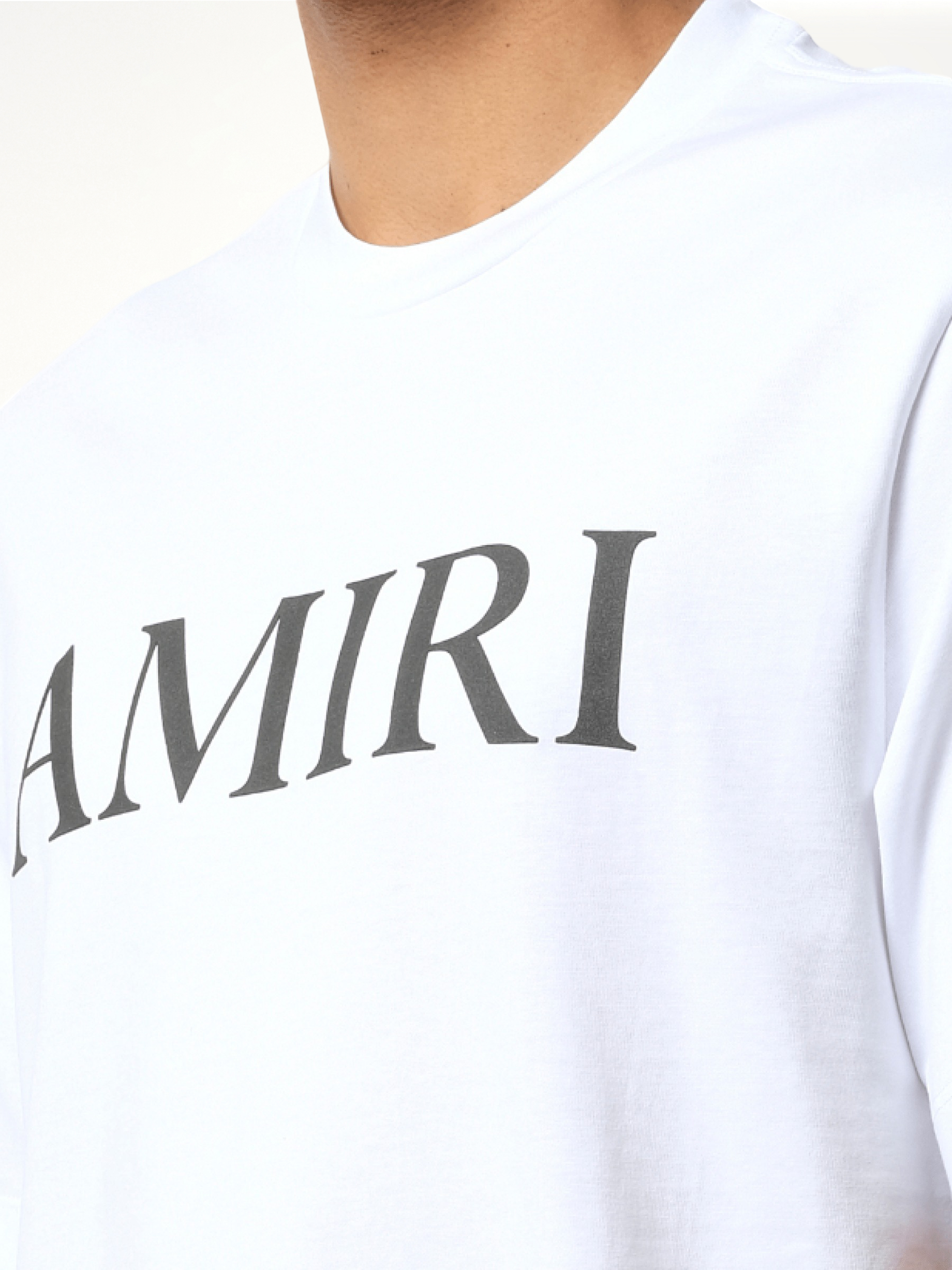 Amiri 白色/黑色核心标志T恤
