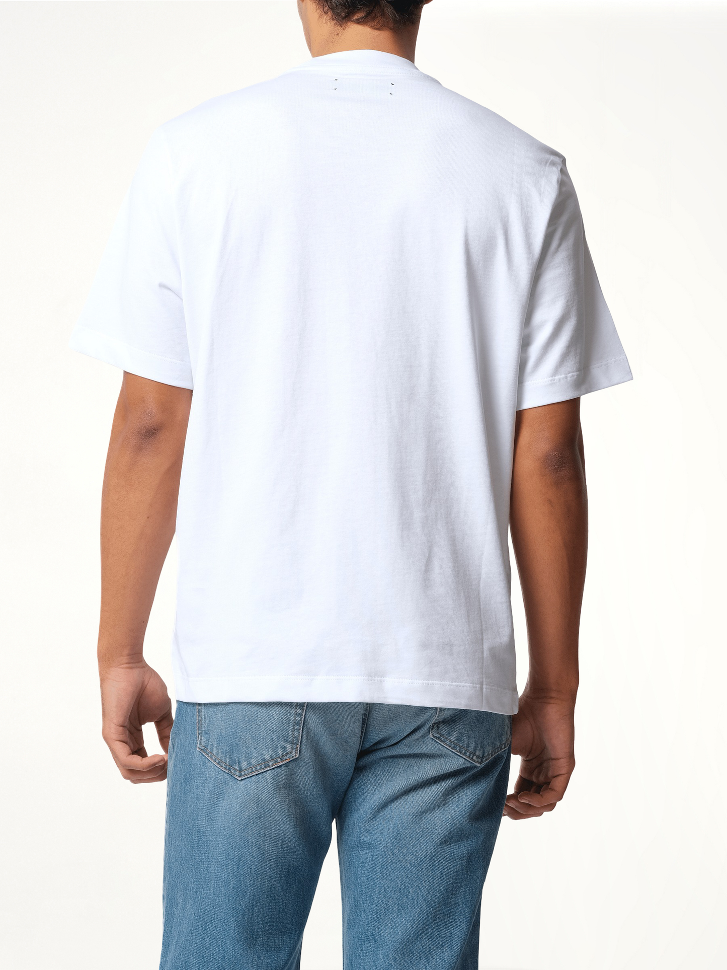 Amiri Core Logo T-Shirt in White/Black