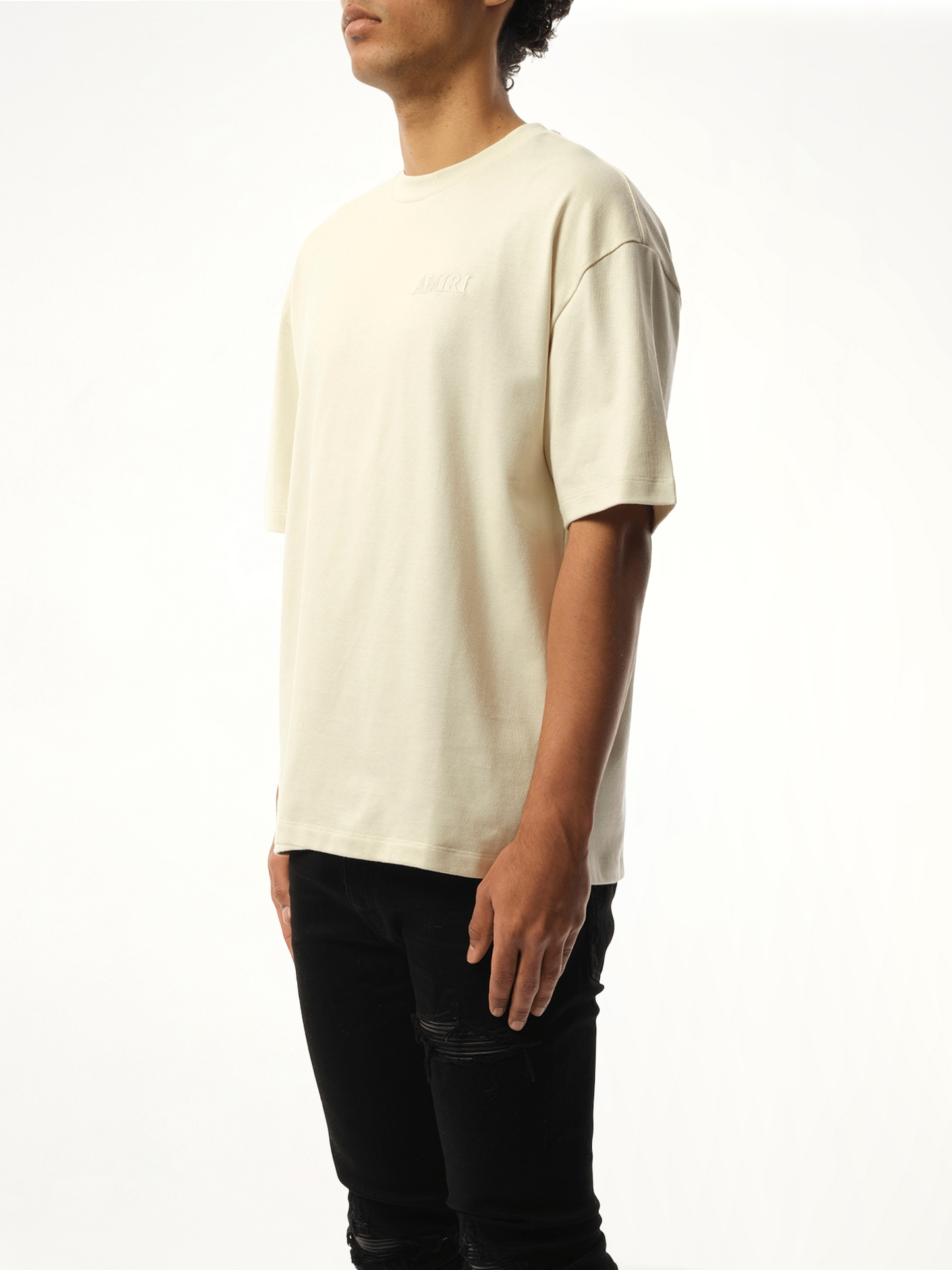 Amiri Oversized T-Shirt in Birch