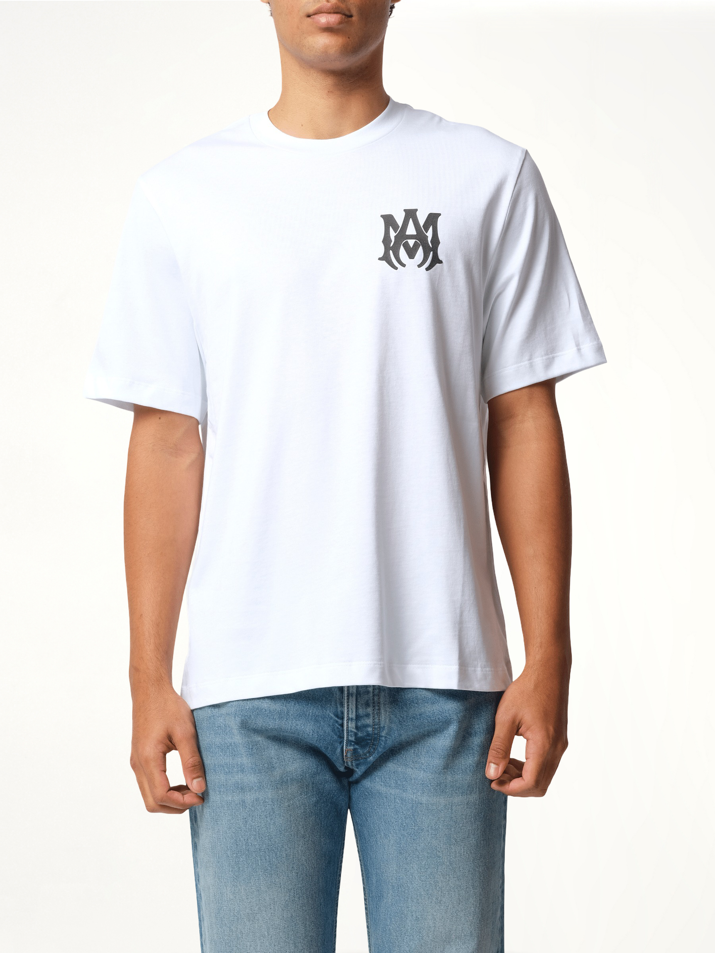 MA Core Logo T-Shirt in White/Black