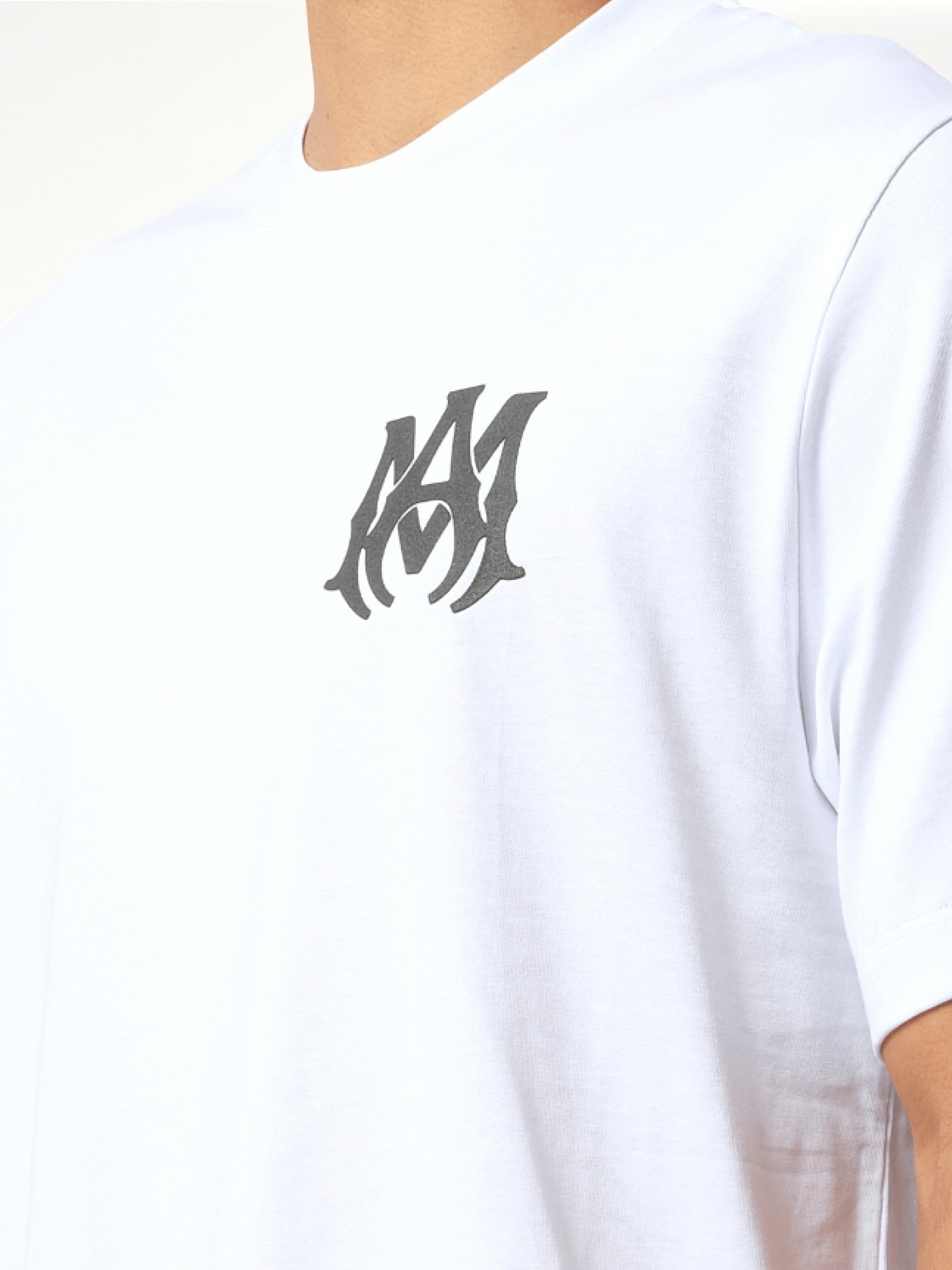 MA Core Logo T恤衫 - 白色/黑色