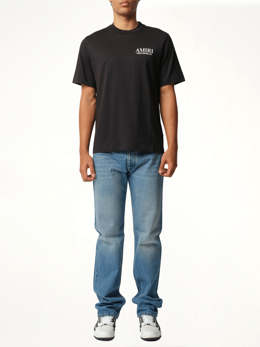 Bones Stacked T-Shirt in Black