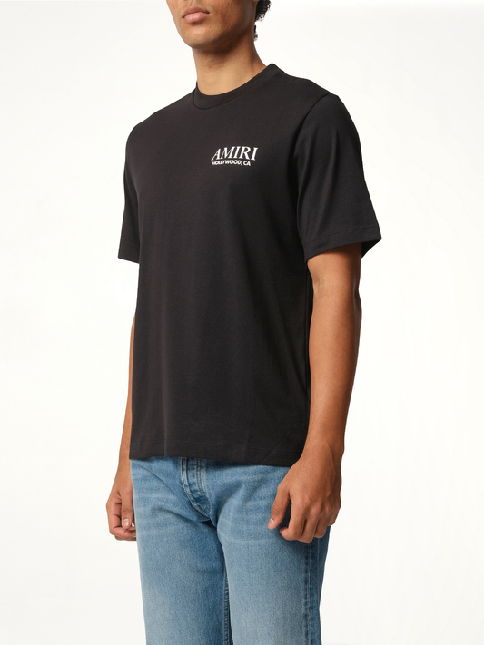 Bones Stacked T-Shirt in Black