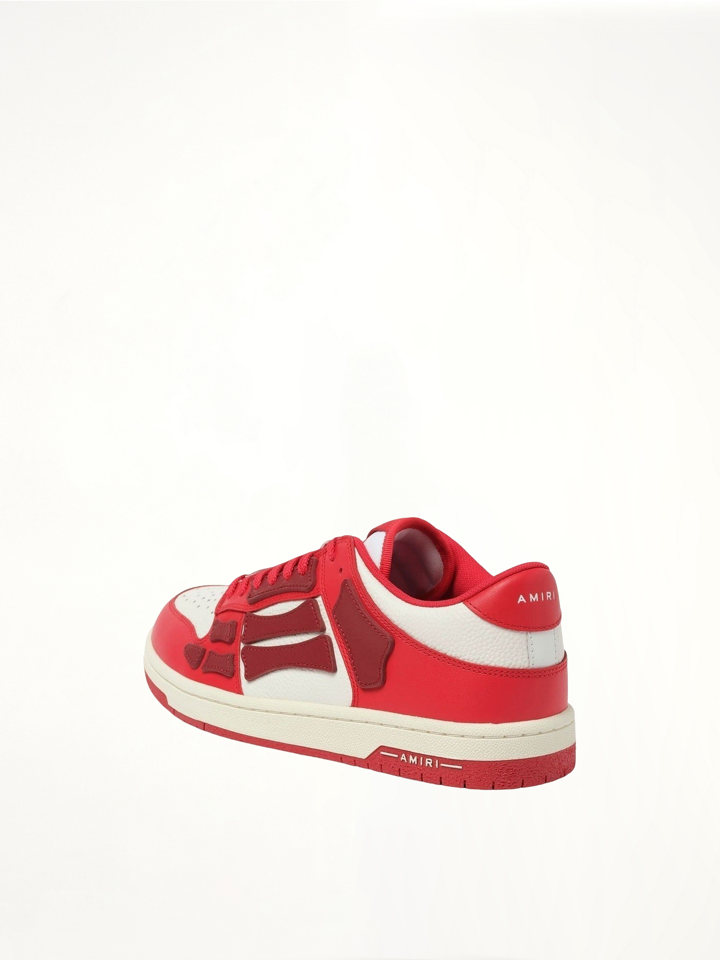 Skeleton Sneaker in Red/White