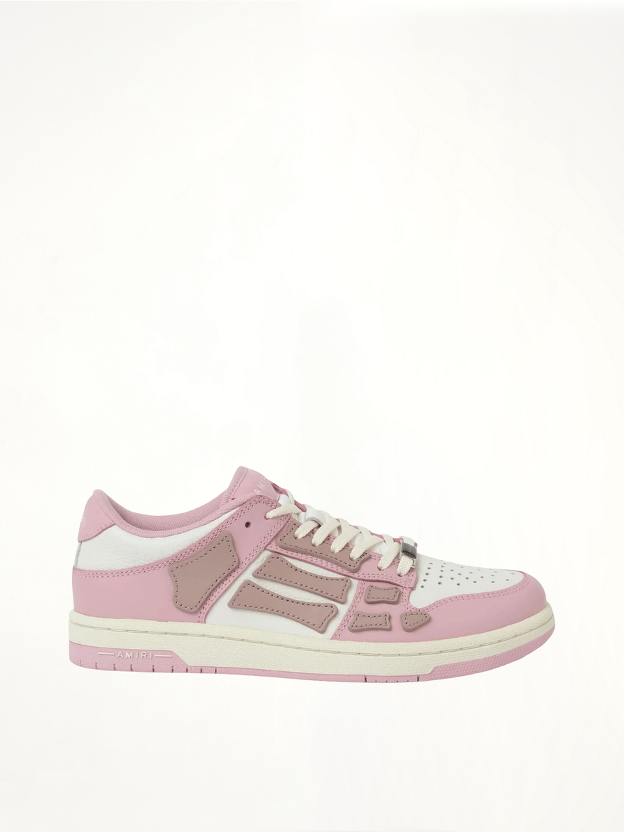 Skeleton Sneaker in Pink Side View | AMIRI