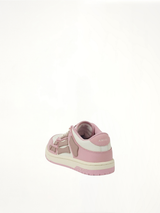Skeleton Sneaker in Pink Back View | AMIRI
