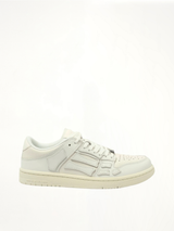 Skeleton Sneaker in White/Vintage Side View | AMIRI
