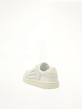 Skeleton Sneaker in White/Vintage Back View | AMIRI