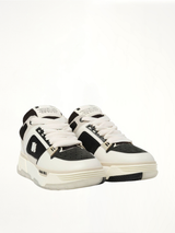 MA-1 Sneaker in Black/Alabaster Front View | AMIRI