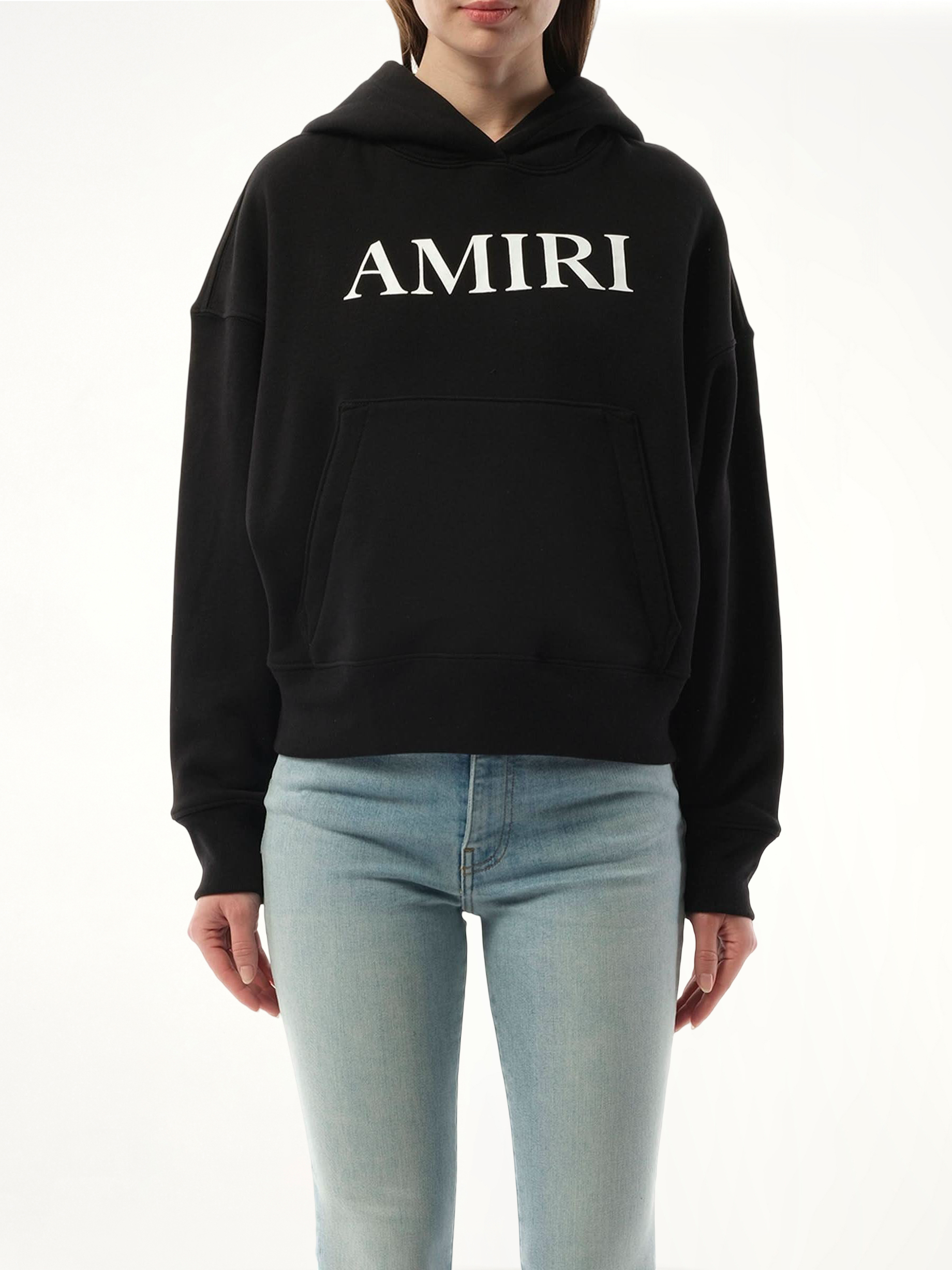 Amiri Core Logo Hoodie in Black/White