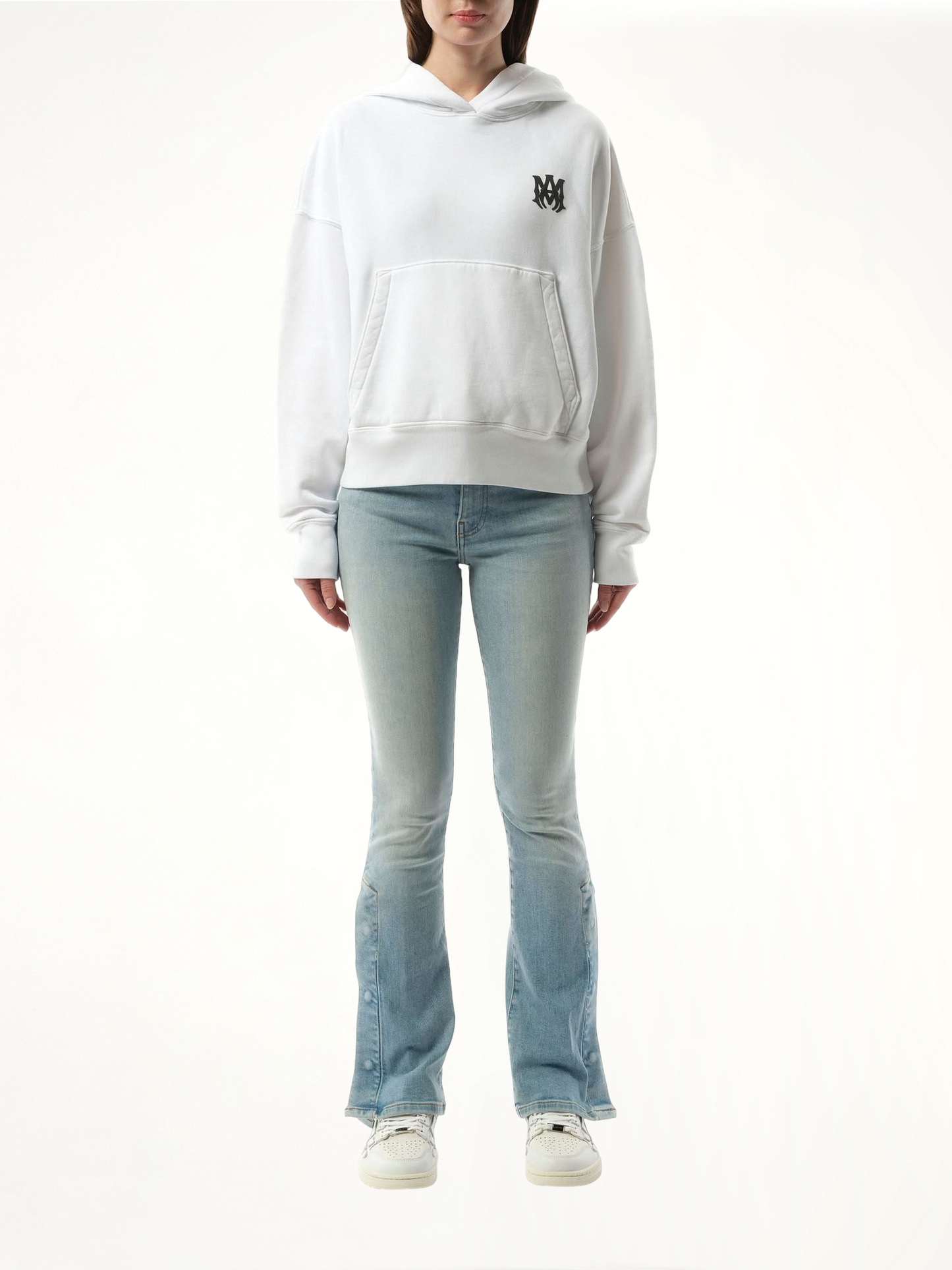 MA Core Logo Hoodie in White