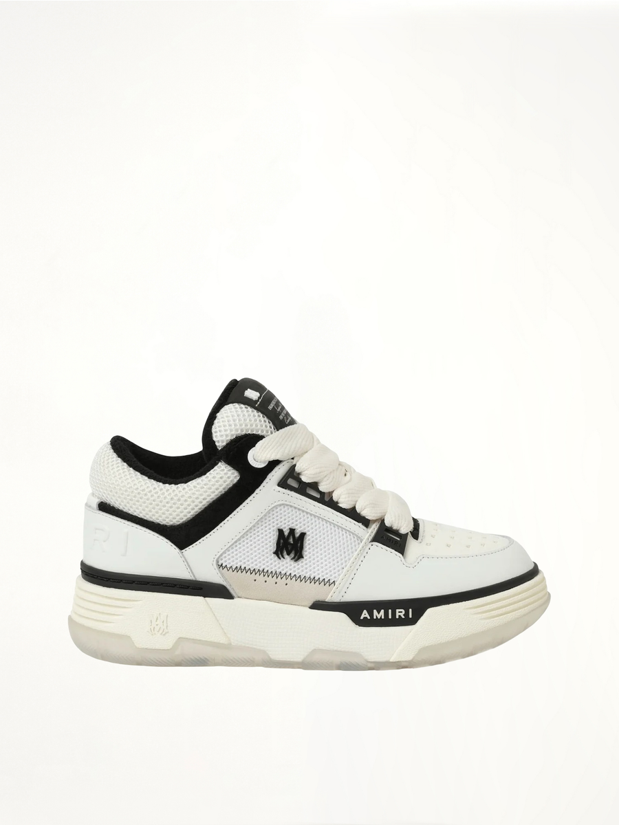 MA-1 Sneaker in White/Black Side View | AMIRI