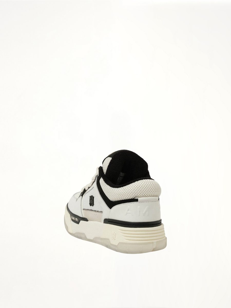 MA-1 Sneaker in White/Black Back View | AMIRI