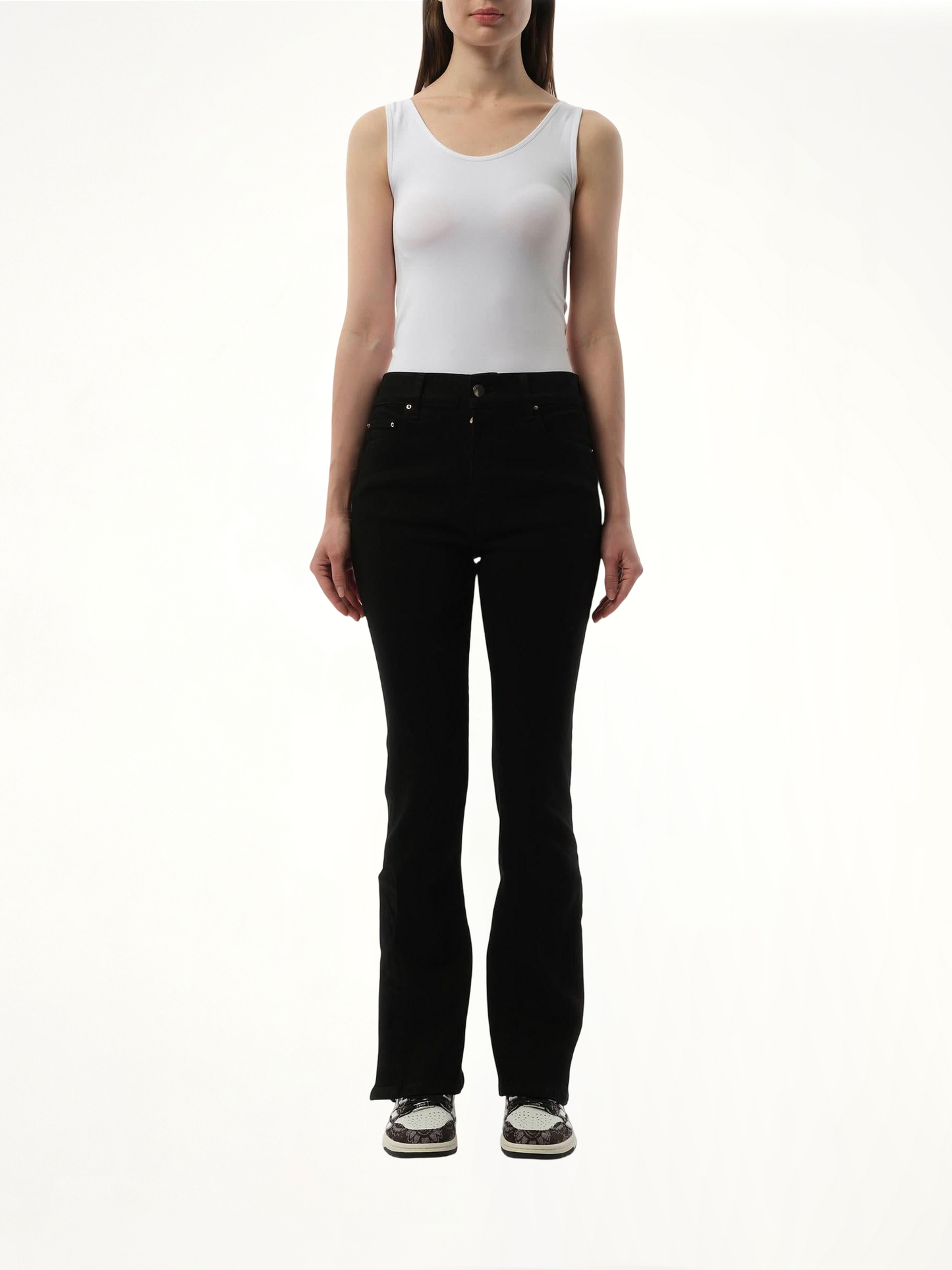Kick Flare Jeans in Black OD
