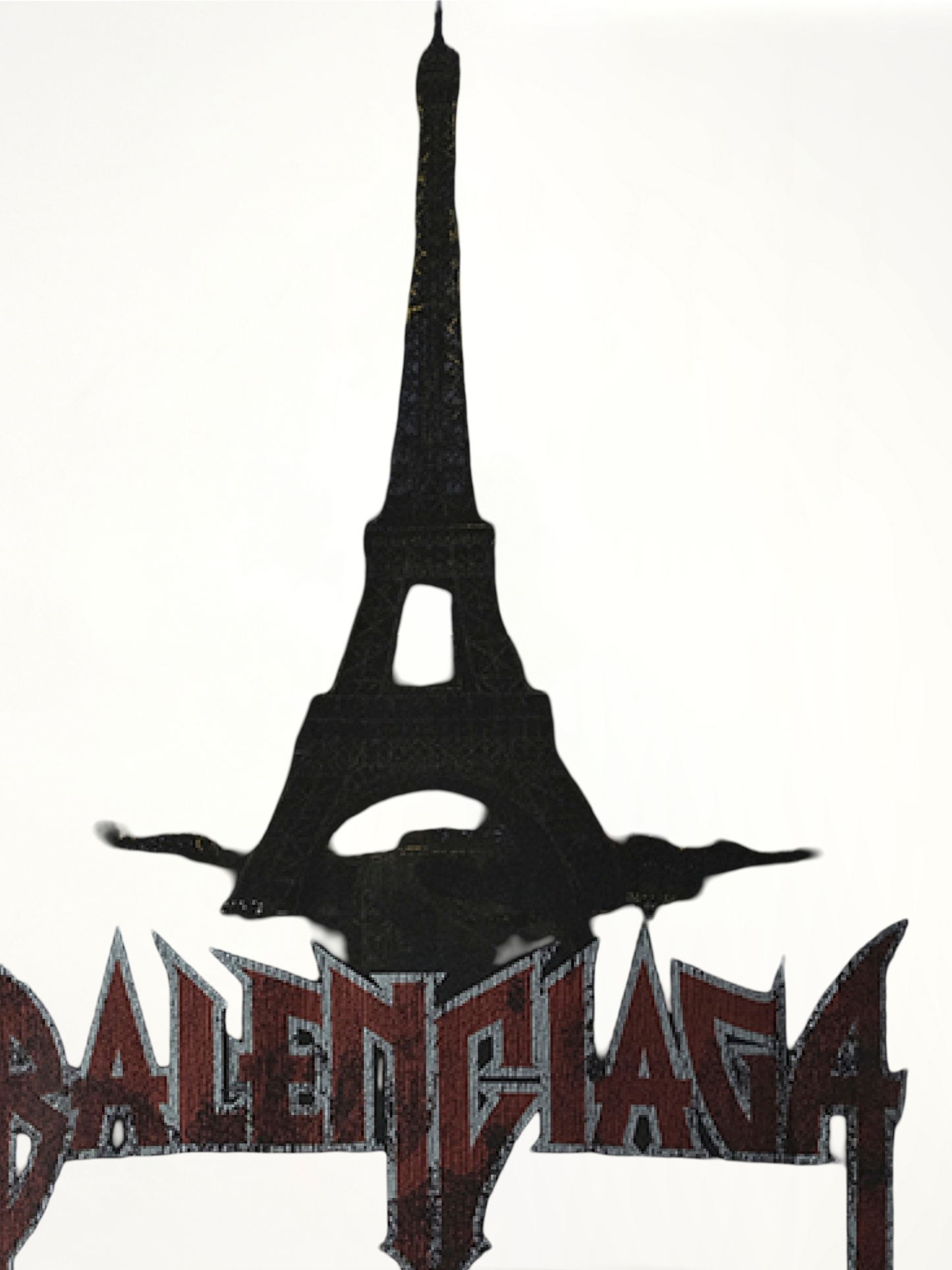 Double Front T-Shirt in Washed Black