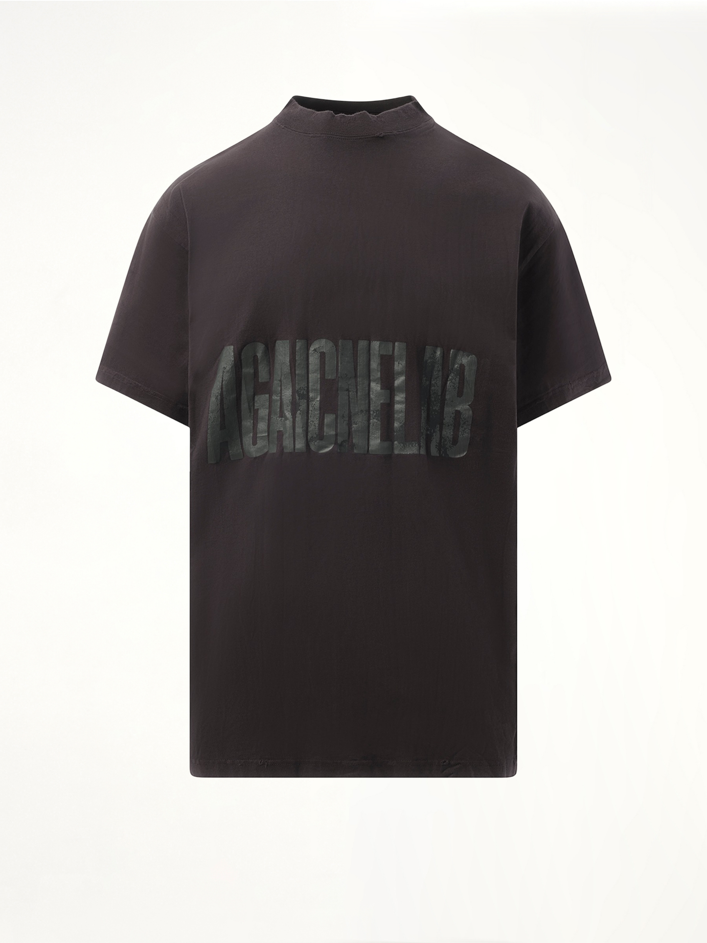 AGAICNELAB Oversized T-Shirt in Washed Black/Anthracite