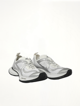Circuit Sneaker in White/Silver Front View | BALENCIAGA