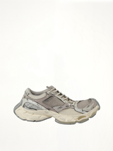 Stapler Sneaker in Beige/Grey Side View | BALENCIAGA