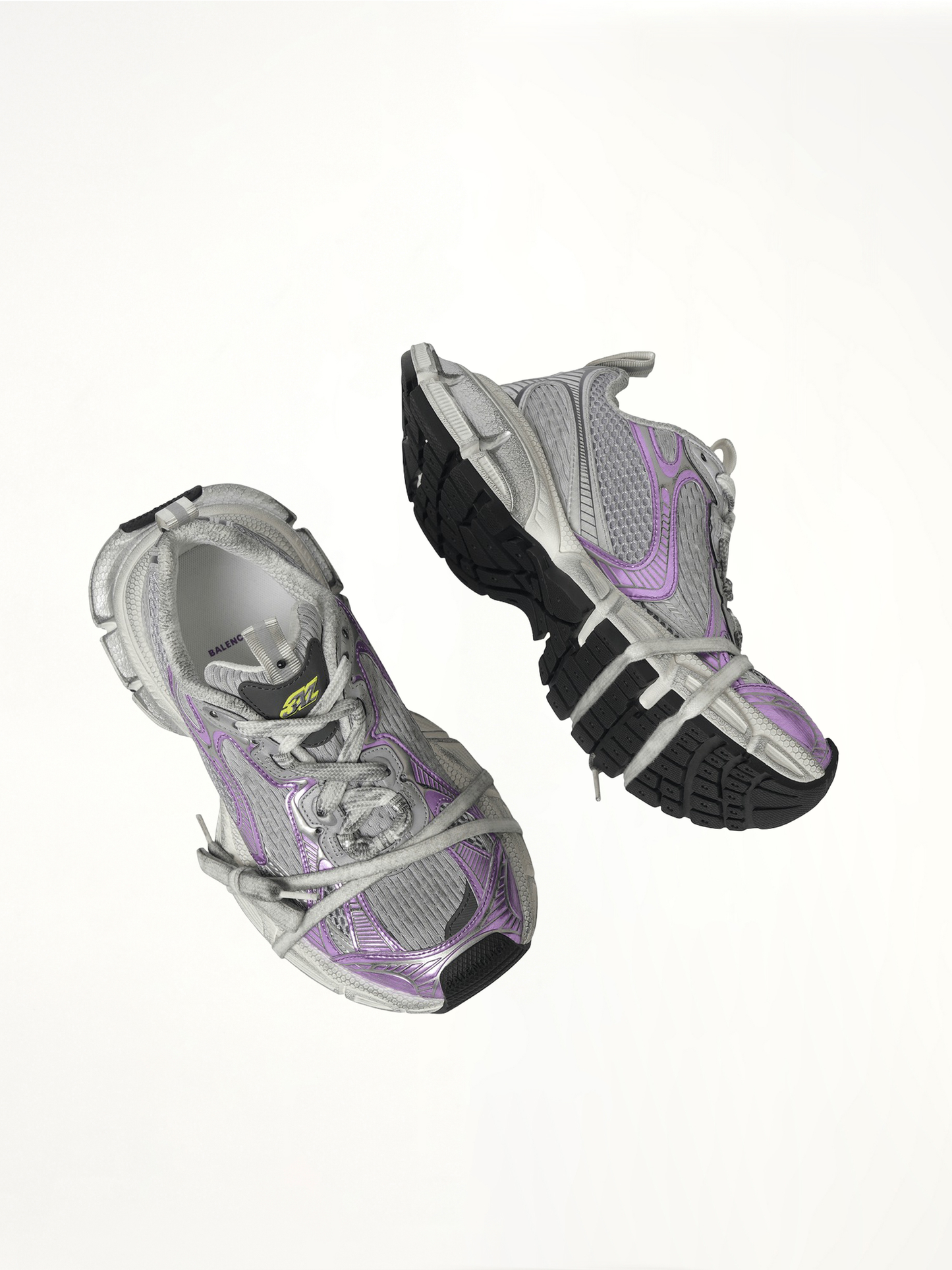 3XL Sneaker in Grey/Purple/White