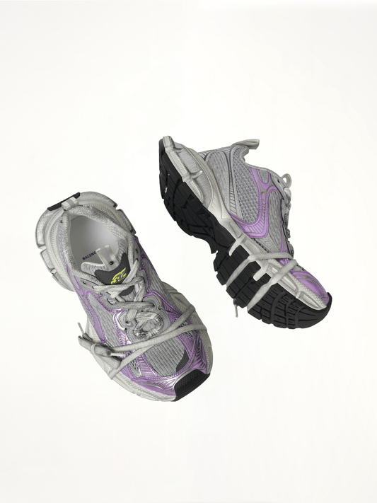 3XL Sneaker in Grey/Purple/White