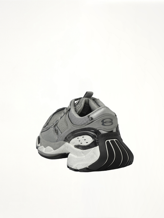 Stapler Sneaker in Grey/Silver/Black/White