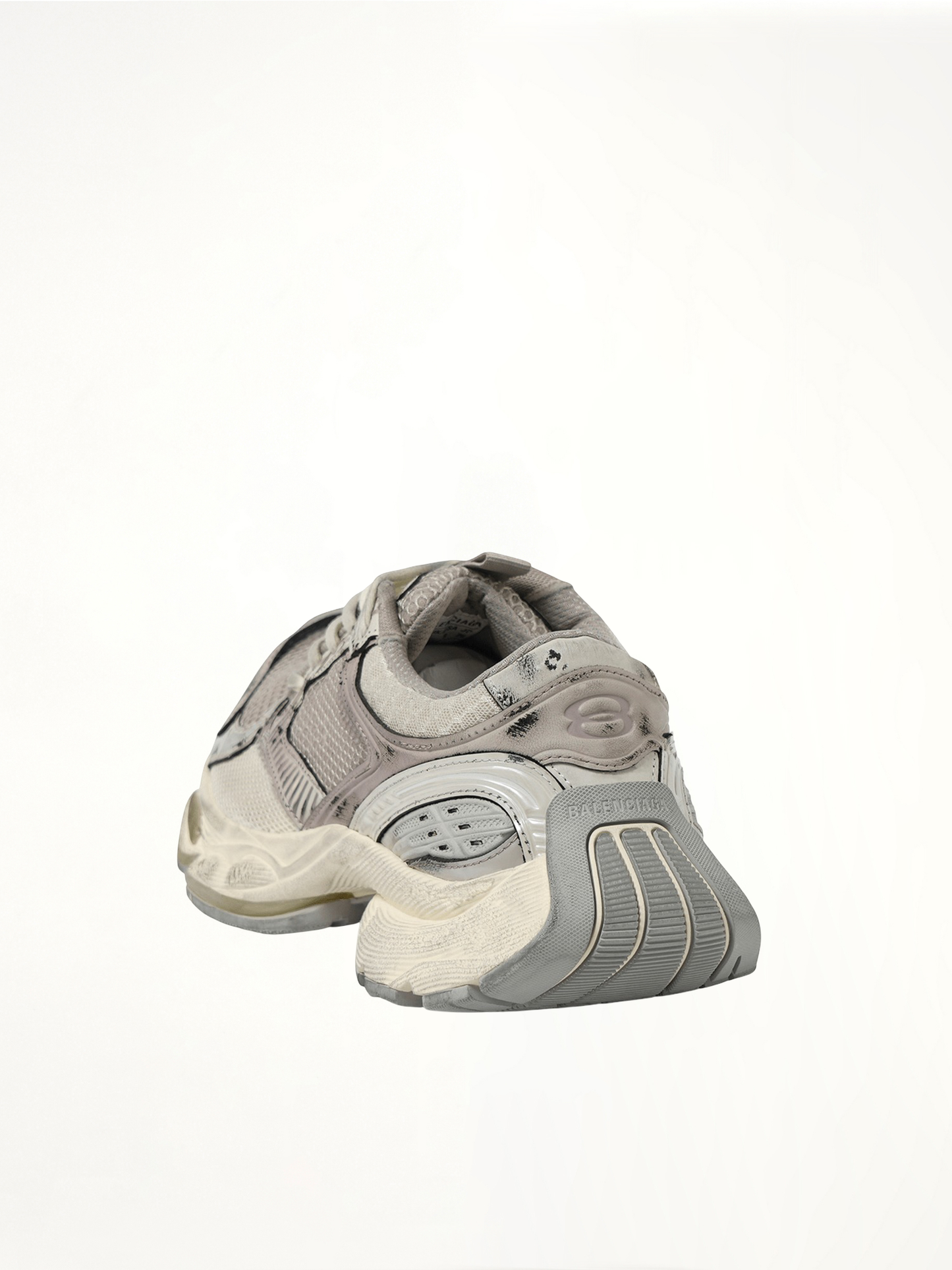 Stapler Sneaker in Beige/Grey