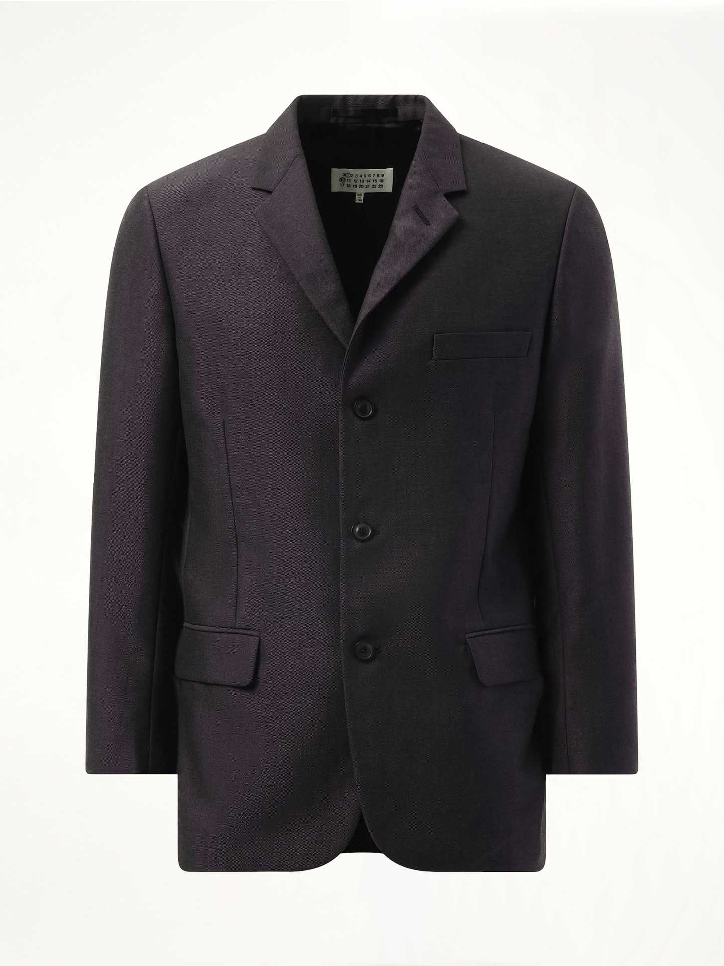 British Mohair Suit Jacket in Charcoal