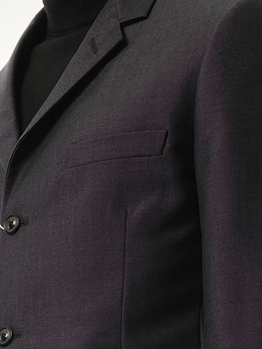 British Mohair Suit Jacket in Charcoal
