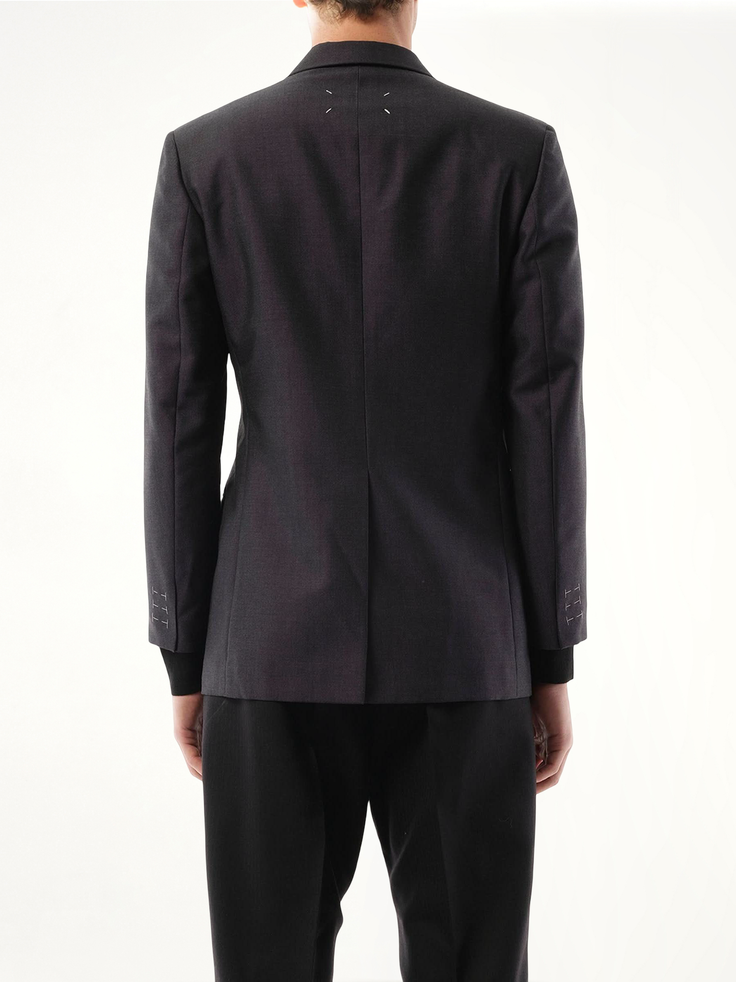 British Mohair Suit Jacket in Charcoal