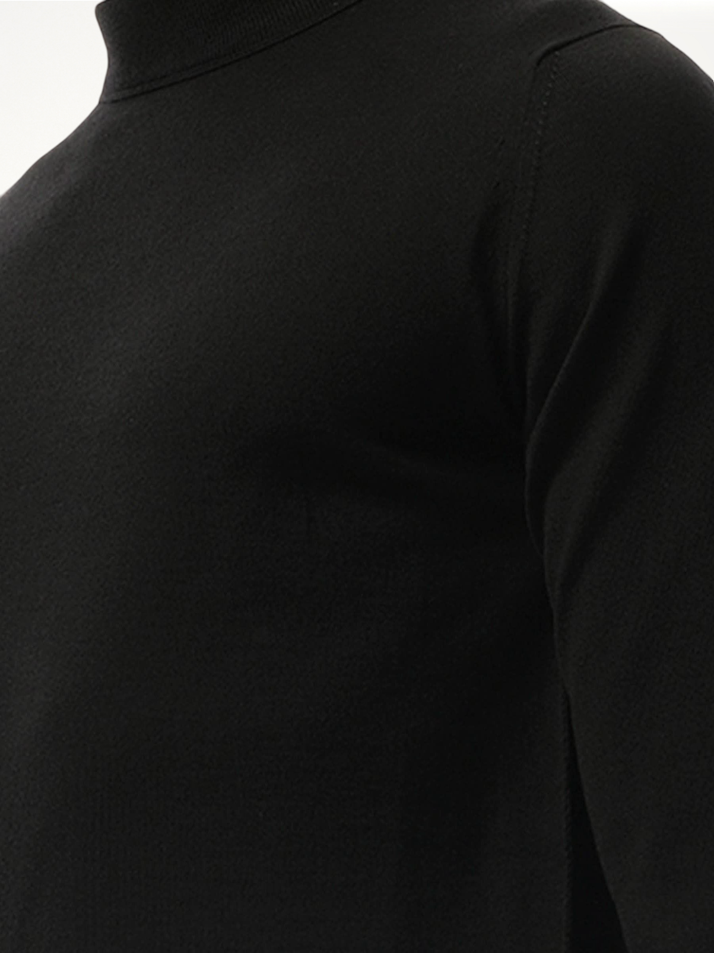 Work in Progress Crewneck Sweater in Black