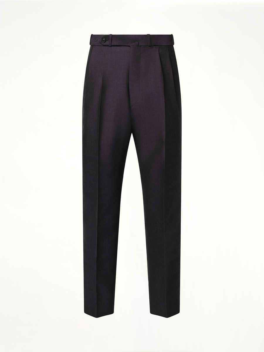 British Mohair Suit Pants in Charcoal