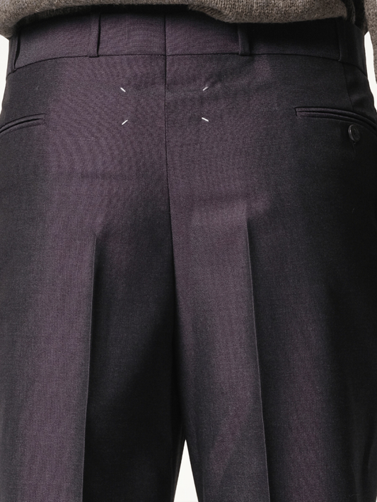 British Mohair Suit Pants in Charcoal